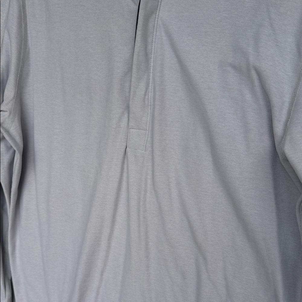 Lululemon Silverescent Evolution Henley Long Sleeve Mens XL Grey Anti-Odor Tech - Picture 10 of 14